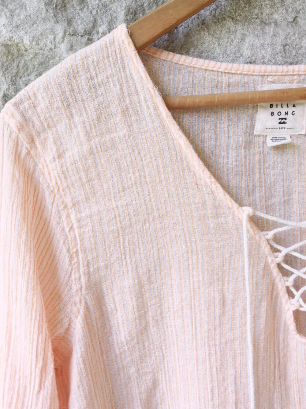 Billabong 'Blue Skies' Beach Coverup - Orange Peel